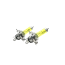 Lampa auto halogen H4 9003 HB2 12 V 60/55 W 3000 K cu glob de sticlă tonifiat galben Lumină galbenă pentru fază lungă și fază scurtă 1
