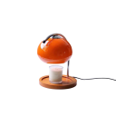 Lampă de birou retro cu suprafață de depozitare pentru lumânări stil japonez sticlă și fier 90-260 V iluminat decorativ pentru dormitor și living 5
