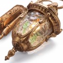 Lampa de perete exterioară tip lanternă retro Soclu E27 Protecție IP65 43 x 23 x 16 cm Aluminiu Culoare bronzată Pentru intrare pe fațadă și terasă 3