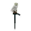 Lampă solară de grădină cu LED-uri Formă bufniță 45x15x8 cm Decorativ Impermeabil Lumină de exterior PVC Rășină Încărcare solară 8 ore 4