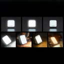 Lampă solară suspendată pentru camping, 6000 mAh, rezistentă la apă IPX6, cu LED, încărcare prin USB, autonomie de 60 h, 4 culori, 3 niveluri, 83 x 83 x 30 mm 4