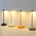 Lampa stołowa LED z akumulatorem i sterowaniem dotykowym 30 cm USB-C 3 temperatury światła 3000–6500 K Ściemnianie Podstawa antypoślizgowa 2000 mAh 2