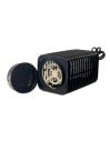 Lampa UV pentru atragerea țânțarilor electrică 12 × 12 × 27 cm Grilaj electric Plastic negru Lampa împotriva insectelor pentru utilizare în interior 2