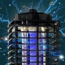Lampa UV pentru atragerea țânțarilor electrică 12 × 12 × 27 cm Grilaj electric Plastic negru Lampa împotriva insectelor pentru utilizare în interior 4