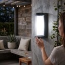 Lampada da parete LED 10 W Classe di protezione IP65 Forma rotonda 17,5 x 7,5 x 8,2 cm Illuminazione verso l'alto e verso il basso Luce bianca fredda 6500 K Per facciate, terrazze e ingressi 6