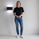 Lampada da parete LED 24 W Classe di protezione IP65 Corpo quadrato in alluminio Due moduli Illuminazione verso l'alto e verso il basso Luce bianca 6000 K Per facciate e ingressi 4