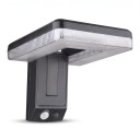 Lampada da parete solare con testa pieghevole 3 modalità di illuminazione Sensore di movimento a infrarossi 12,5 x 11 cm ABS Grado di protezione IP65 Per facciata e ingresso 1