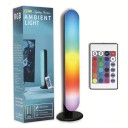 Lampada da tavolo LED RGB intelligente 25x4x7 cm con telecomando Sincronizzazione con la musica Illuminazione per sala giochi TV e decorazioni 1