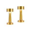 Lampada da tavolo ricaricabile in metallo 21 x 9 cm LED USB-C 5V 3W 3 colori di luce lampada decorativa per ristoranti e bar 2