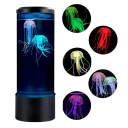 Lâmpada de Medusas 23 x 8 cm com luz LED que muda de cor 7 cores Luz noturna oceânica Decoração de mesa para o quarto Presente de aniversário 2
