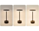 Lâmpada de mesa vintage 130 x 282 mm, estilo retro, intensidade de luz ajustável, carregamento USB-C, superfície tátil, lâmpada de metal, 5V 3
