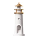 Lampada decorativa a forma di faro 24 x 7 cm Luce notturna con proiezione della luna Illuminazione LED con telecomando per decorazione domestica 1
