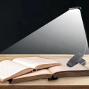 Lampada LED a clip per libri a batteria 3x AAA 5 LED Braccio flessibile 360° Altezza 24,3 cm Nera Per leggere a letto, studiare e viaggiare 3