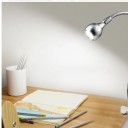 Lampada LED con clip e collo d'oca flessibile Alimentazione USB 5 V Cavo 118 cm con interruttore Altezza 27,6 cm Luce bianca Per tavolo, libro 6