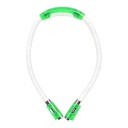Lampada LED da collo a batteria AAA Braccia flessibili 2 teste luminose con 2 LED Leggera Per leggere lavorare a maglia correre e campeggiare 9