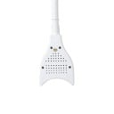 Lâmpada LED de branqueamento dentário em suporte móvel, altura 190 cm, potência 21 W, luz azul 465-470 nm, temporizador 0-99 minutos, branca 3