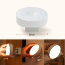 Lâmpada LED de parede com sensor de movimento 88° de rotação 6500K luz branca Recarregável Micro USB 1200mAh Base adesiva Sem fios 2