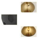 Lâmpada LED de secretária moderna 30 x 15 cm com 3 tipos de luz, carregamento USB-C, base antiderrapante, iluminação ajustável, 3W, 5V 3