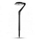 Lampada LED solare per prato 2 pezzi Luce bianca calda Impermeabile 49,5 x 15 cm Potenza 0–5 W Nera Luce da infilare per giardino e cortile di villa 4