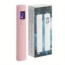 Lampada UV LED mini portatile 3W per asciugatura unghie ricaricabile USB 250 mAh Design compatto Timer 20/60 s Asciugatura rapida smalti gel 3
