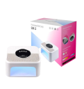 Lâmpada UV LED para unhas 168W Secador profissional com ecrã LCD 45 LED Tempo de secagem 10/30/60/99s Base inferior removível Manicure Pedicure 2