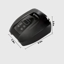 Lâmpada UV LED para unhas 90 W recarregável 45 LEDs 255 x 220 x 115 mm ABS e metal temporizador 4 modos com visor Para unhas de gel e manicure 4