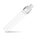 Lampada UVC 11 W 60 V Doppia tubazione 240 mm Vetro trasparente e attacco bianco con due pin Studente bianco 5500–7000 K Per apparecchi con attacco 1