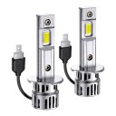 Lampadine LED H1 per fari Canbus senza sfarfallio 30000 lm 60W 2 pezzi, 16 chip CSP con ventilatore, bianche 6500K, per fari abbaglianti 1