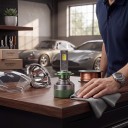 Lampadine LED H7 per fari con controllo Bluetooth tramite app, 3000–8000 K, chip CSP, alluminio, ventilatore, verde-grigio, per auto 12/24 V 5