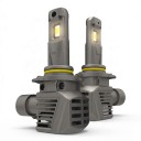 Lampadine LED ultraluminosi per fari H11 CANbus 22000 lm, 120 W, 2 pezzi, chip CSP, in alluminio con ventilatore, grigie, luce bianca 6500K, per auto 1