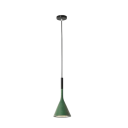 Lámpara colgante LED con forma de campana pequeña, diseño moderno, portalámparas E27, colgante ajustable, iluminación decorativa 7