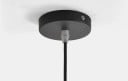 Lámpara colgante moderna con pantalla cónica luz cálida altura 36 cm diámetro 15 cm cable 150 cm metal bombilla LED E27 3