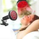 Lámpara de luz roja con doble chip para terapia infrarroja, 660 nm, 850 nm, 18 LED, soporte giratorio de 360°, para aliviar el dolor 6
