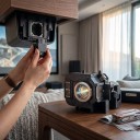 Lámpara de repuesto para proyector Epson ELPLP50 con carcasa 230 W Módulo de plástico negro con rejilla metálica Para reemplazar la lámpara original en el proyector 5