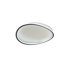 Lámpara de techo LED moderna Diseño ovalado en diagonal Luz blanca fría Iluminación de bajo consumo 61W 90-260V Iluminación 10-15 m² 50×11 cm 1