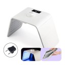 Lámpara de terapia de fotones PDT Nano Hidratación Luz roja y azul SPA casero Rejuvenecimiento de la piel Pantalla LCD de 7 colores Pulverizador antienvejecimiento 1