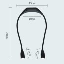 Lámpara LED para el cuello Dos brazos flexibles 3 colores de luz y 9 modos Alimentación 2x AA 30 x 15 cm Para leer, tejer y acampar 10