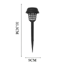 Lámpara solar repelente de mosquitos, impermeable, IP65, para jardín, exterior, LED, luz morada, red eléctrica, encendido automático, camping, terraza, patio. 5