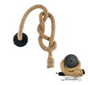 Lampe à câble pour ampoule E27 Suspension en corde pour une ampoule 5 W 90-260 V Éclairage suspendu vintage avec corde en chanvre de 2,5 m 2