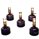 Lampe à gaz de camping 39 x 34 x 103 mm 6 heures Butane Alliage d'aluminium Alliage de cuivre Verre et acier inoxydable résistant aux hautes températures 5