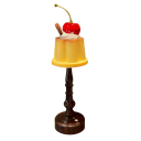 Lampe à pudding lumineuse 18 x 5 cm Lumière de nuit de table décoration mignonne éclairage LED pour chambre à coucher chambre d'enfant sur table 4