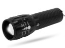 Lampe avant de vélo avec support pour guidon Fonction zoom et 3 modes d'éclairage Portée 100 m Autonomie jusqu'à 6 heures Sur 3 piles AAA Noire 3