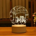 Lampe avec illusion 3D 4