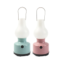 Lampe de camping étanche 17 x 8 cm lampe LED fonctionnant sur 3 piles AA 2 modes d'éclairage lanterne extérieure portable en matériau ABS PP 1