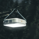 Lampe de camping suspendue solaire 6000 mAh IPX6 Étanche LED Recharge USB 4 couleurs 3 niveaux 83 x 83 x 30 mm 2