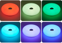 Lampe de table en forme de donut 30 x 11 cm, RGB 16 couleurs, télécommande, chargement par câble, lumière nocturne, décoration pour le salon 3