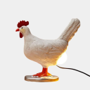 Lampe décorative en forme de poule 15 x 15 cm Lampe de nuit Décoration de Pâques Cadeau pour enfants 3