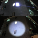Lampe frontale LED puissante 50 W, zoomable, étanche IPX4, rechargeable, 3 modes d’éclairage, faisceau lumineux à 180 °, idéale pour la randonnée 4