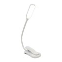 Lampe LED rechargeable pour livre avec clip 7 LED 3 couleurs de lumière 3 niveaux de luminosité Batterie 600 mAh Bras flexible 16 cm Pour lire 2