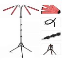 Lampe med 4 røde lys 660nm 850nm Teleskopstativ 38-152cm 360° rotation Muskelterapi Smertelindring Justerbar intensitet Timer 2